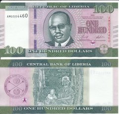 Liberia - 100 Dollars 2022 - UNC