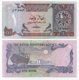 Катар - 1 Riyal 1985 - Pick 13b - UNC