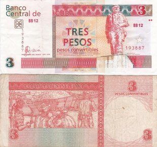 Cuba - 3 Pesos 2006 - VF