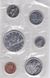 Канада - набор 6 монет 1 5 10 25 50 Cents 1 Dollar 1966 - в запайке - серебро - UNC