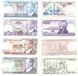 Turkey - 5 pcs x set 4 banknotes 500 1000 5000 10000 Lirasi 1970 - P. 195(3) 196(2) 198 200(1) - UNC