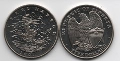 Liberia - 5 Dollars 2001 - Pearl Harbor - UNC