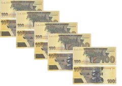Зімбабве - 5 шт х 100 Dollars 2020 ( 2022 ) - UNC