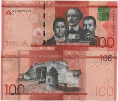 Домініканська Республіка / Домінікана - 100 Pesos Dominicanos 2021 - UNC