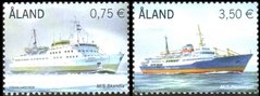 10 - Aland - 2010 - Passenger ships - 2 stamps - MNH