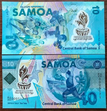 Samoa - 5 pcs x 10 Tala 2019 - commemorative - UNC