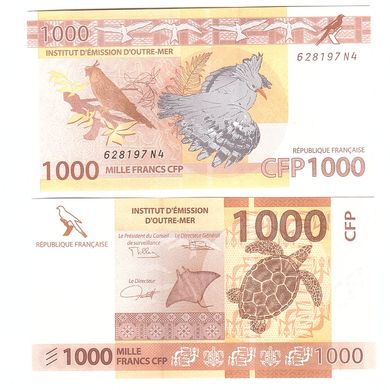 Французька Полінезія - 1000 Francs 2014 ( 2021 ) - P. 6c - UNC
