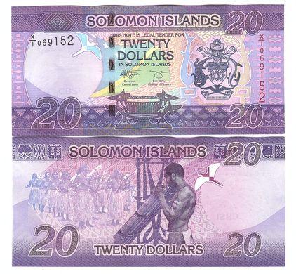 Соломонові острови / Соломони - 20 Dollars 2021 - Pick 34 - replacement - serie X/1 - UNC