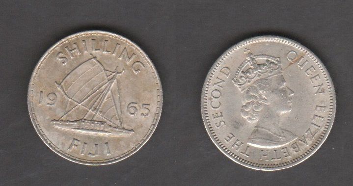 Fiji - 1 Shilling 1965 - VF