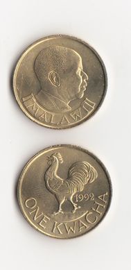 Малаві - 1 Kwacha 1992 - Coin - UNC