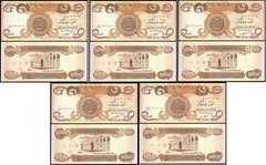 Ирак - 5 шт х 1000 Dinars 2003 - Pick 93a - UNC