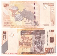 Конго ДР - 5000 Francs 2020 - P. 102 - UNC
