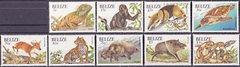 3200 - Беліз - 2000 - Тварини - 9 марок - MNH