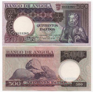 Angola - 500 Escudos 1973 - P. 107 - UNC