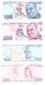 Туреччина - набір 6 банкнот 5 10 20 50 100 200 Lira 2020 - 2021 - UNC
