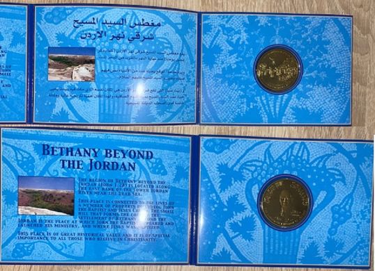 Иордания - 5 Dinars 2000 - в буклете - comm - UNC