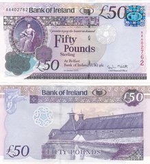 Ireland Northern - 50 Pounds 2013 - Bank of Ireland - s. AA - UNC