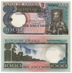 Ангола - 1000 Escudos 1973 - P. 108 - UNC