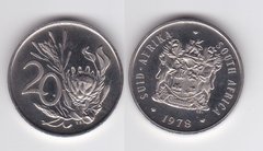 ЮАР - 20 Cents 1978 - aUNC