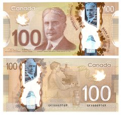 Canada - 100 Dollars 2011 ( 2021 ) - signatures: Lane and Macklem - UNC