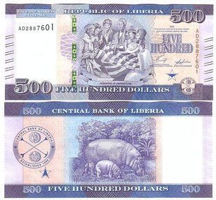 Liberia - 500 Dollars 2024 - P. W42 - UNC