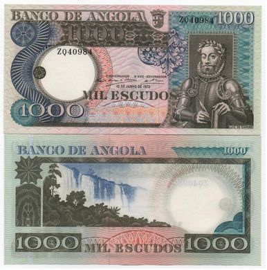 Ангола - 1000 Escudos 1973 - P. 108 - UNC