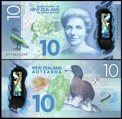 Нова Зеландія - 10 Dollars 2015 / 2016 - Polymer - Pick 192 - UNC