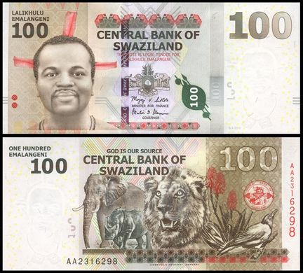 Swaziland - 100 Emalangeni 2010 - Pick 39a - UNC