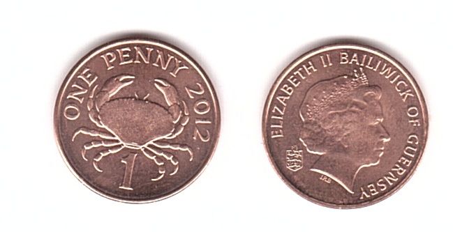 Гернсі - 1 Penny 2012 - UNC