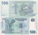 Congo DR - 5 pcs x 100 Francs 2022 - UNC