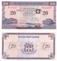 Ireland Northern - 20 Pounds 2017 - Ulster Bank - UNC