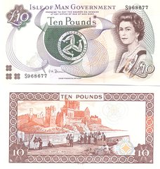 Isle of Man - 10 Pounds 2007 - Pick 46 - Queen Elizabeth ll - UNC
