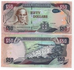 Jamaica - 50 Dollars 2020 - UNC