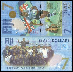 Fiji - 7 Dollars 2017 - replacement - UNC