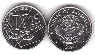 Сейшельські острови / Сейшели - 25 Cents 2021 - UNC