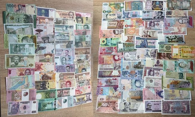 World - set 200 world banknotes 1948 - 2024 - UNC