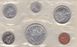 Канада - набір 6 монет 1 5 10 25 50 Cents 1 Dollar 1965 - у запайці - срібло - UNC / aUNC