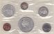 Канада - набор 6 монет 1 5 10 25 50 Cents 1 Dollar 1965 - в запайке - серебро - UNC / aUNC