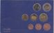 Ірландія - набір 8 монет 1 2 5 10 20 50 Cent 1 2 Euro 2002 - in folder - UNC
