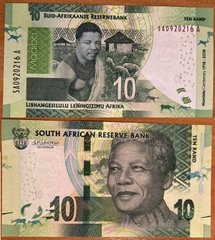 South Africa - 10 Rand 2018 - comm. - Mandela - P. 143 - VF