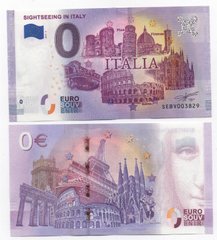 Italy - 0 Euro 2019 - Sightseeing in Italy - UNC