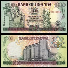 Уганда - 1000 Shillings 1998 - UNC