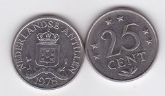 Netherlands Antilles - 25 Cents 1978 - VF