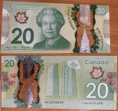 Canada - 20 Dollars 2012 - P. 108b - Polymer - XF
