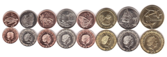 Токелау - набор 8 монет 1 2 5 10 20 50 Cents 1 2 Dollars 2017 - UNC