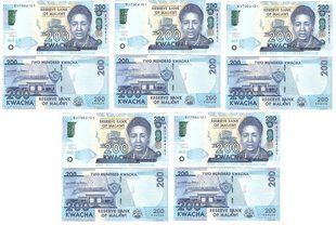 Малаві - 5 шт х 200 Kwacha 2024 - P. W65A - UNC