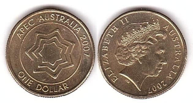Австралія - ​​1 Dollar 2007 - Форум АТЕС в Австралії - XF
