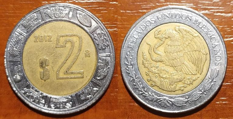 Мексика - 2 Pesos 2012 - VF