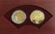 Тайвань - набор 2 монеты 10 + 100 Dollars 2021 - Год быка - 100 Dollars серебро - comm. - в футляре на магните с коробочкой - Proof